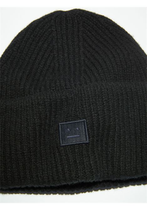 beanie small face logo unisex nero ACNE STUDIOS | C40270900